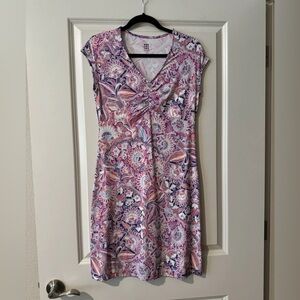 NEW Title Nine Diamalete Athletic Mini Dress Paisley Size Small NWOT